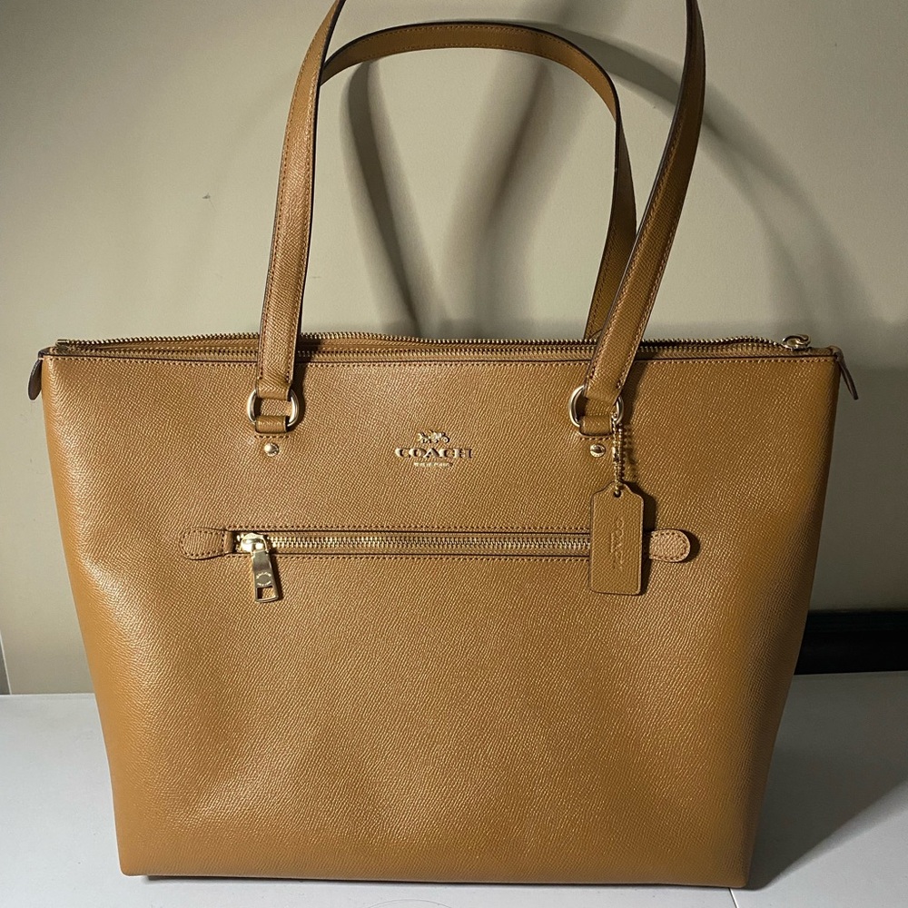Coach Brown Leather Tote Bag